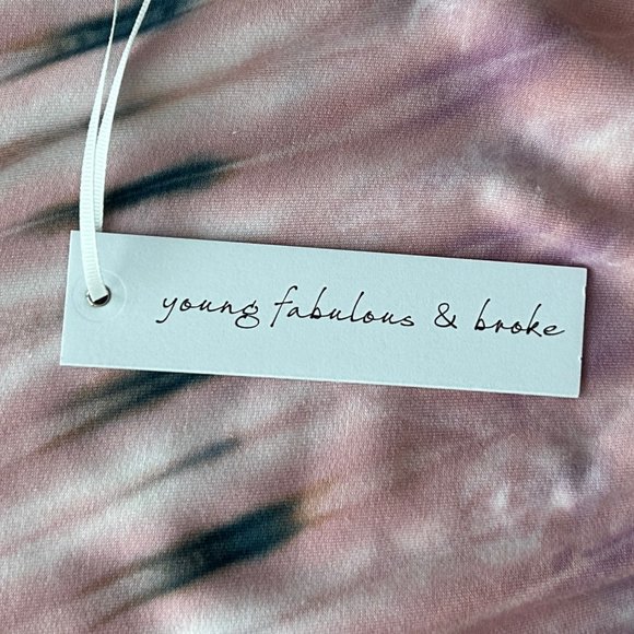 Young Fabulous & Broke Oversized Tie Dye Sweater NWT (S) - Picture 9 of 14